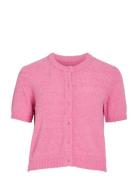 Vicilla S/S V-Neck Cardigan/Ka Vila Pink