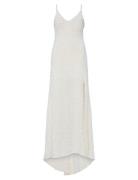 Yasmira Strap Train Dress - Celeb YAS White