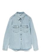 Vmjennie Ls Denim Shirt Mix Ga Noos Vero Moda Blue