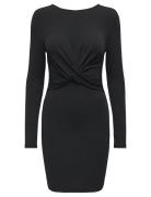 Onlqueen L/S Glitter Twist Dress Jrs ONLY Black