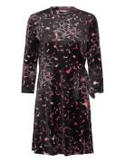 Juicy Leopard Print Velour Dress Juicy Couture Black