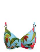 Pichola Uw Gathered Full Cup Bikini Top Fantasie Blue