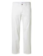 Slh196-Straight New Miles Flex Pant Noos Selected Homme White