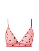 Mesh Triangle Bralette Understatement Underwear Pink