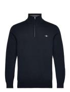 Classic Cotton Half Zip GANT Navy