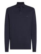 Jacquard Stripe Ls Reg Polo Tommy Hilfiger Navy