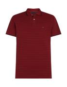 Oxford Stripe Reg Polo Tommy Hilfiger Red