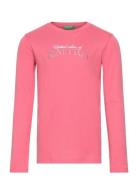 T-Shirt L/S United Colors Of Benetton Pink