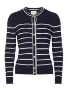 Ribbed Breton Cardigan GANT Navy