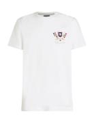 Hilfiger Colour Crest Tee Tommy Hilfiger White