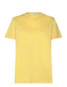 Slfmyessential Ss O-Neck Tee Noos Selected Femme Yellow