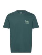 Subtle Logo Tee Lee Jeans Green