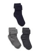 Cotton Rib Baby Socks - 3-Pack Mp Denmark Patterned