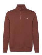 Oakport Quarter Zip Dickies Brown