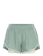 Ua Fly By 2-In-1 Shorts Under Armour Green