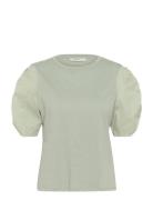 Payanaiw Woven Trim Tshirt InWear Green