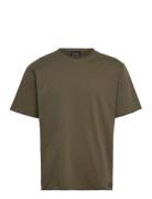 Raw Edge Relaxed Fit T-Shirt Scotch & Soda Khaki