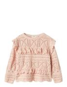 Nmfdamia Ls Loose Knit Lil Lil'Atelier Pink