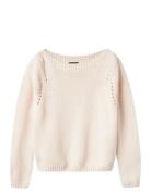 Nlfbenedicte Ls Short Boatneck Knit LMTD Pink