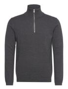 100% Recycle Knit Half Zip Lindbergh Black