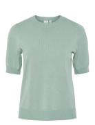Yaslena Ss Knit Pullover S. Noos YAS Green