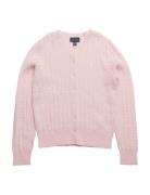 Mini-Cable Cotton Cardigan Ralph Lauren Kids Pink