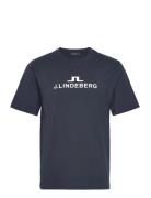 M Logo T-Shirt J. Lindeberg Navy