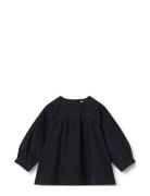 Dress L/S Elvira Wheat Navy