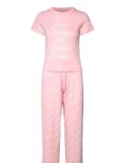 Juicy Wishes Shortsleeve Pyjama Set Almond Blossom Juicy Couture Pink