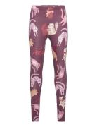 Leggings Aop Cats Lindex Purple