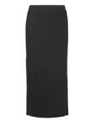 Skirt Jersey Midi Lindex Black