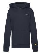 Script Embroidered Hoodie Lyle & Scott Navy