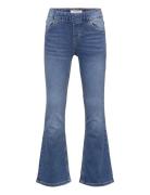 Trousers Denim Freja Jersey Fl Lindex Blue