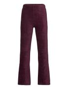 Leggings Flare Cord Tricot Lindex Burgundy