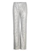 Elasticated Straight Long Pants, 22 STINE GOYA Silver