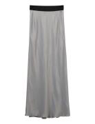 Mmbriana Glossi Skirt MOS MOSH Grey