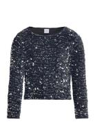 Top Velvet And Sequins Lindex Grey