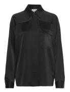 Shiny Pocket Blouse Filippa K Black