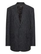 Davina Pinstripe Blazer Filippa K Black