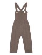 Baby High Waist Overalls FUB Brown