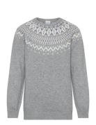 Sweater Fairisle Lindex Grey