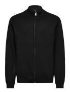 Cardigan Knitted Fullzip Lindex Black