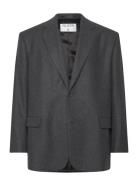 Over D Brushed Wool Blazer Filippa K Grey