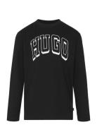 Long Sleeve T-Shirt Hugo Kids Black