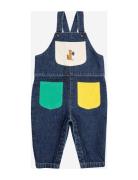 Baby Hungry Squirrel Denim Dungaree Bobo Choses Blue