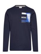 Long Sleeve T-Shirt BOSS Navy