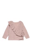 Star Ruffle Cardigan Fliink Pink