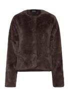 Carro Fake Fur Jacket Ella&il Brown