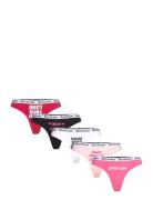 Juicy Slogan Dana 5 Pack Thong Juicy Couture Pink