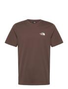 M S/S Simple Dome Tee The North Face Brown